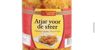 Atjar voor de sfeer.